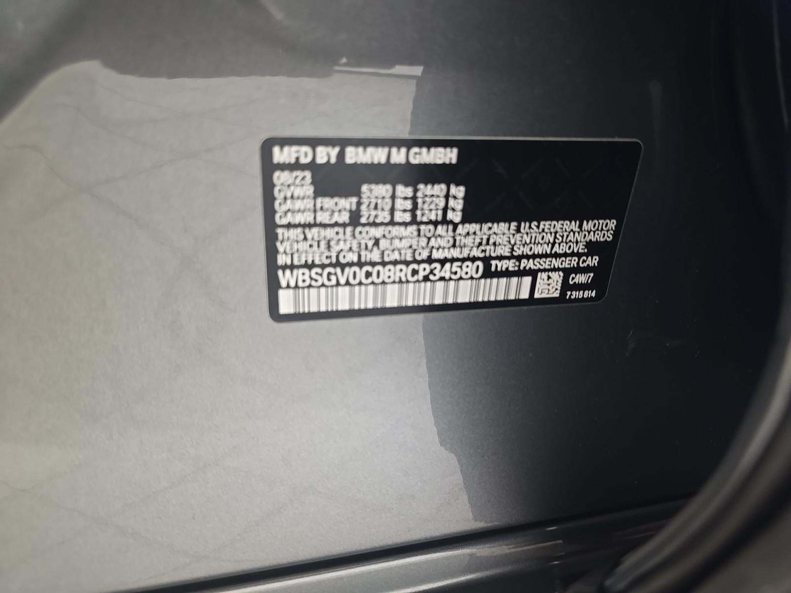 2024 BMW M8 Competition AWD