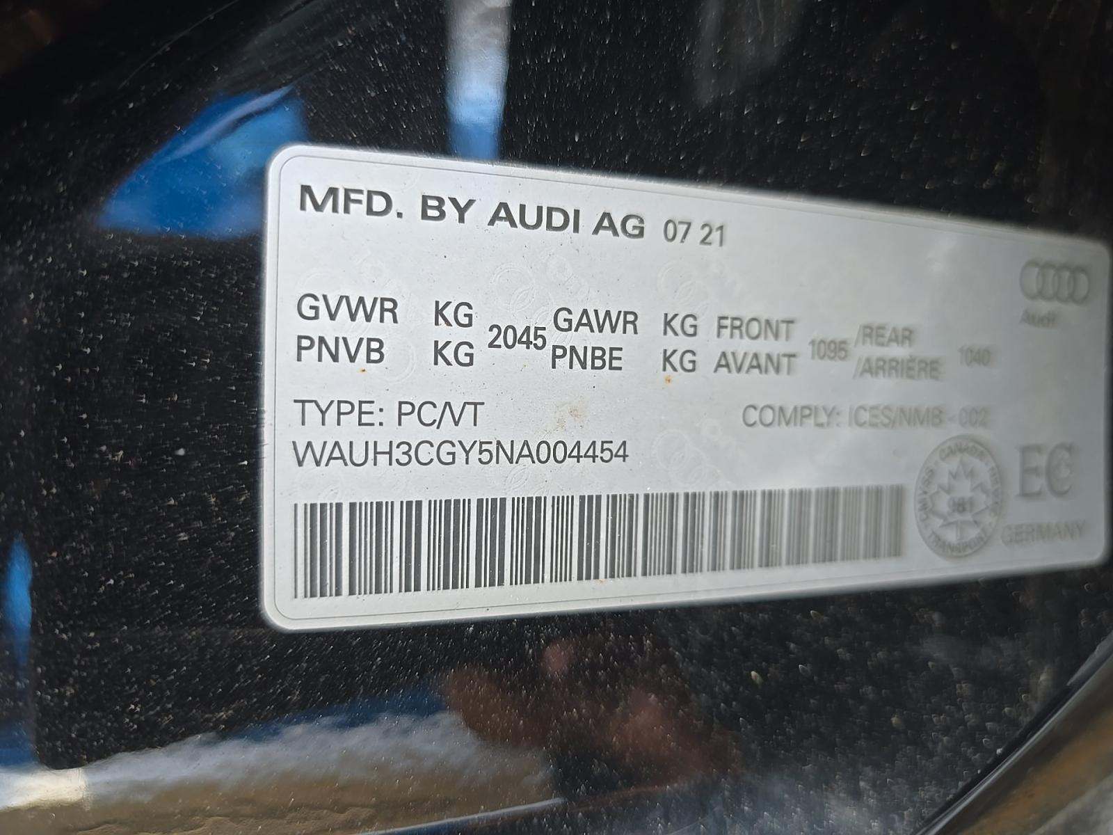 2022 Audi S3 Premium Plus AWD