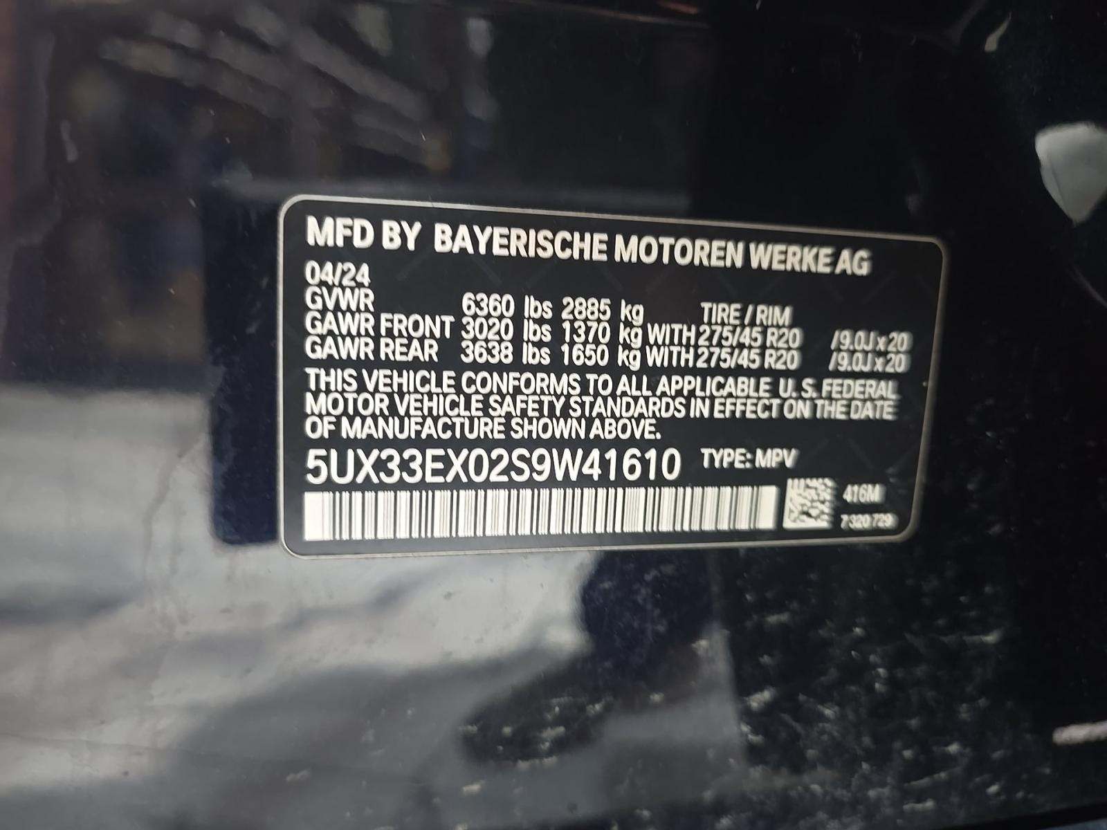 2025 BMW X6 xDrive40i AWD