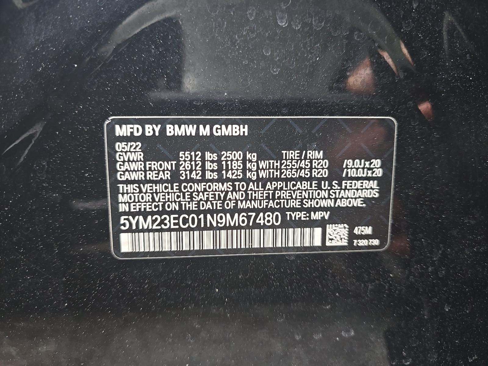 2022 BMW X4 M Base AWD