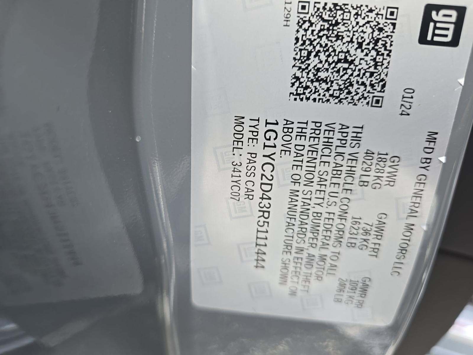 2024 Chevrolet Corvette Stingray RWD