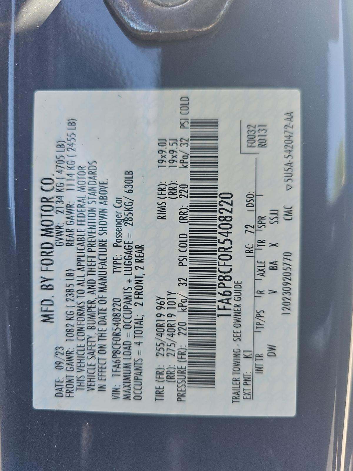 2024 Ford Mustang GT RWD