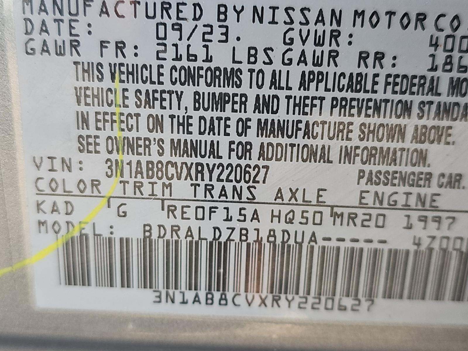 NISSAN SENTRA - 1