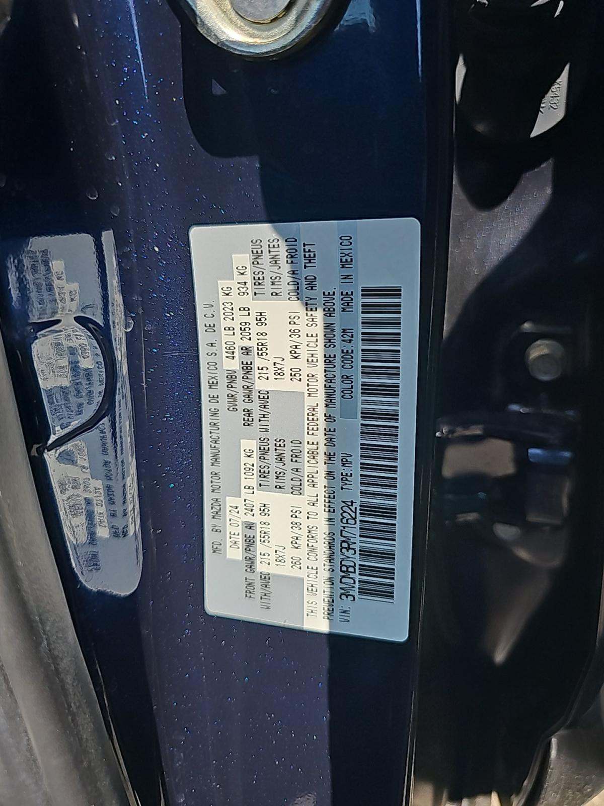 2024 MAZDA CX-30 2.5 Turbo Premium Package AWD