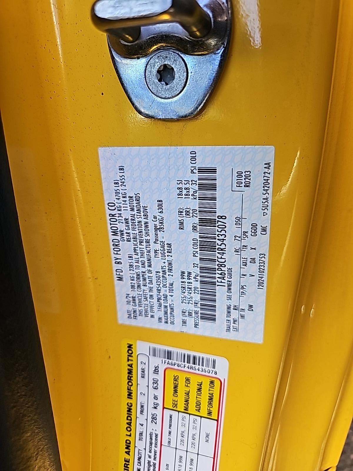 2024 Ford Mustang GT RWD