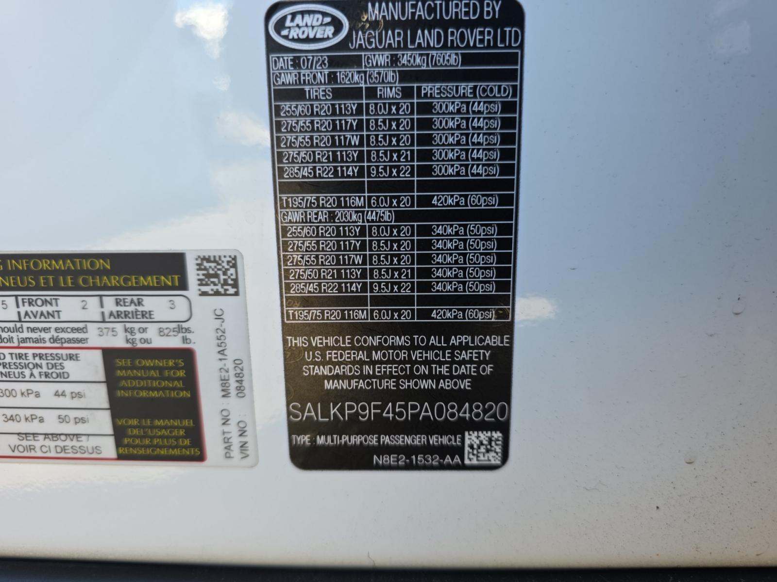 2023 Land Rover Range Rover Plug-In Hybrid SE AWD