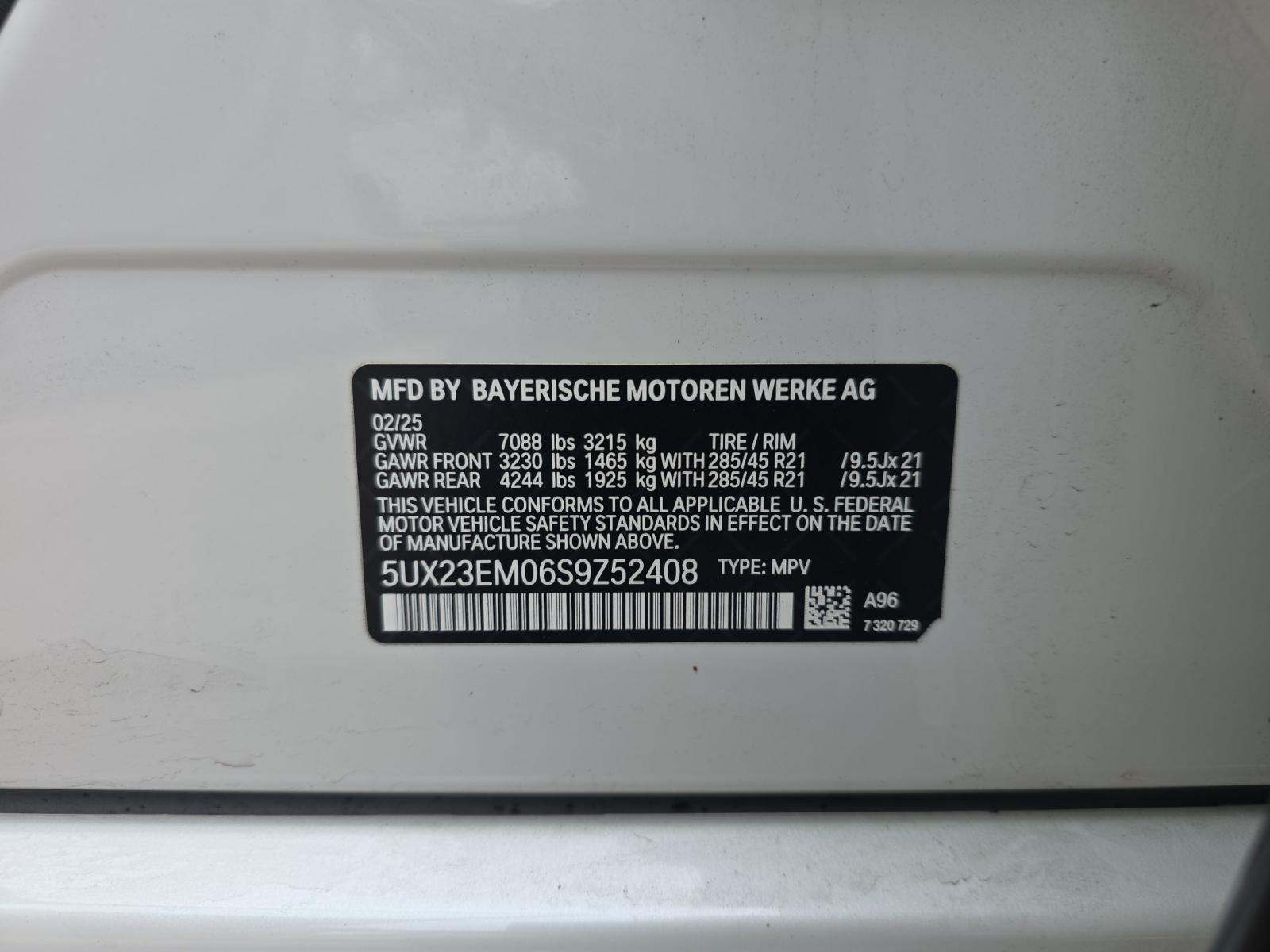 2025 BMW X7 xDrive40i AWD