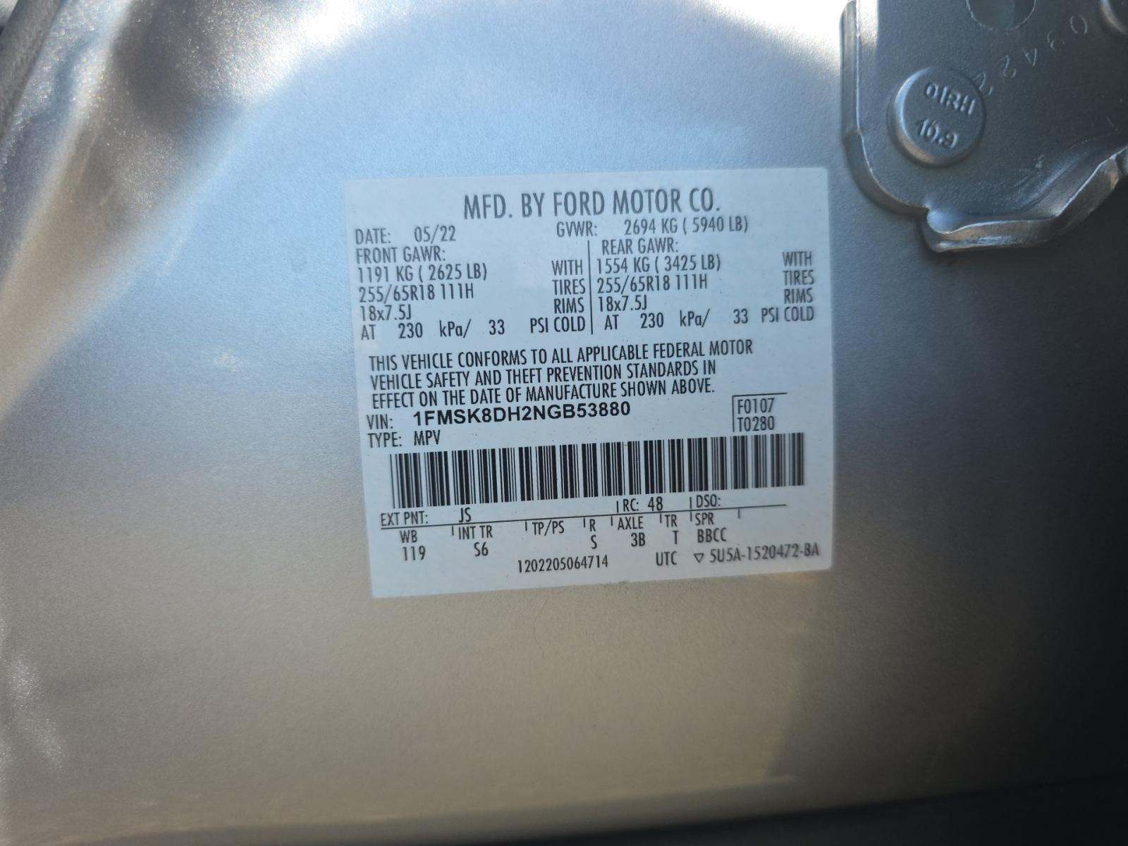 2022 Ford Explorer XLT AWD