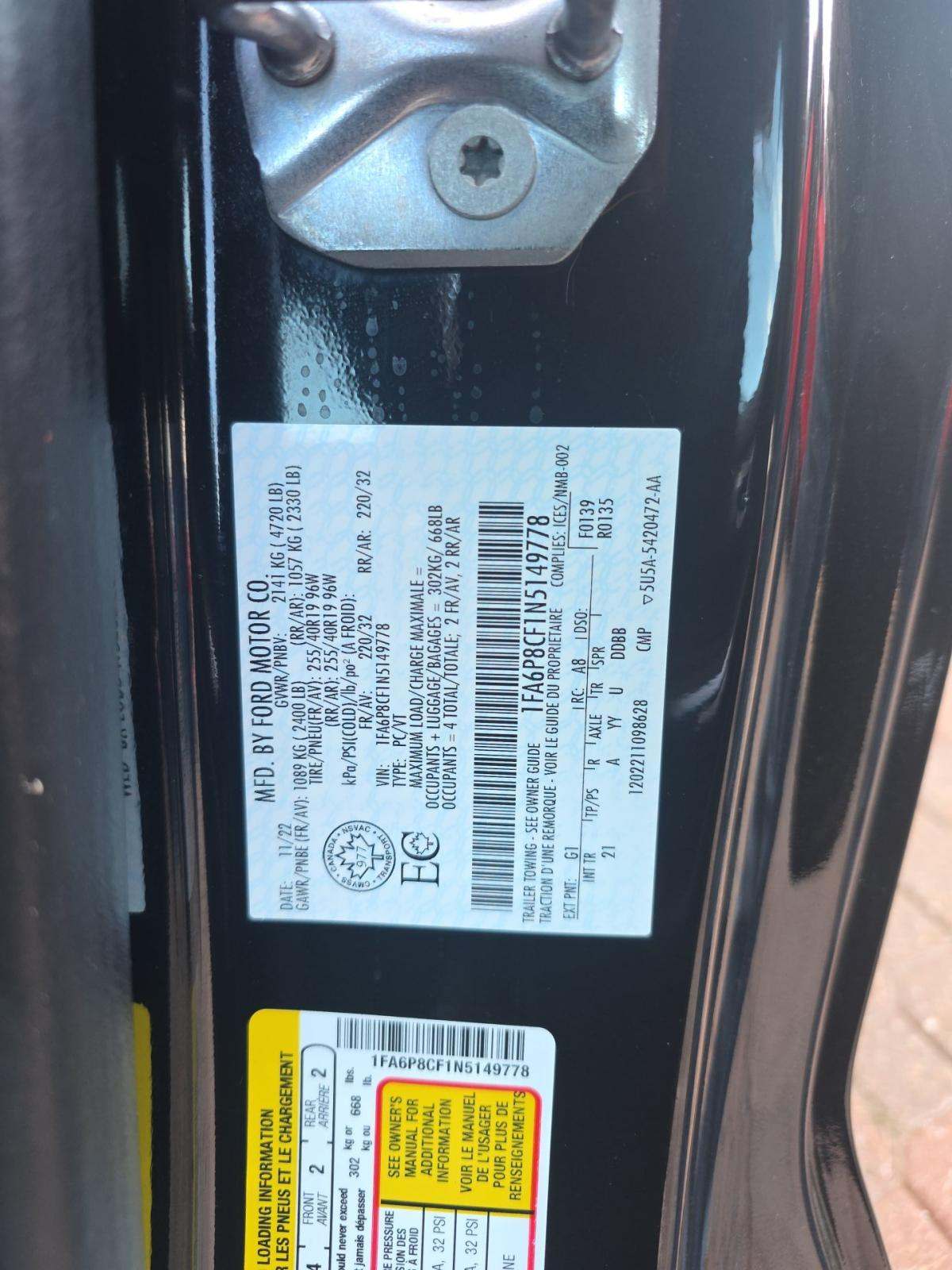 2022 Ford Mustang GT RWD