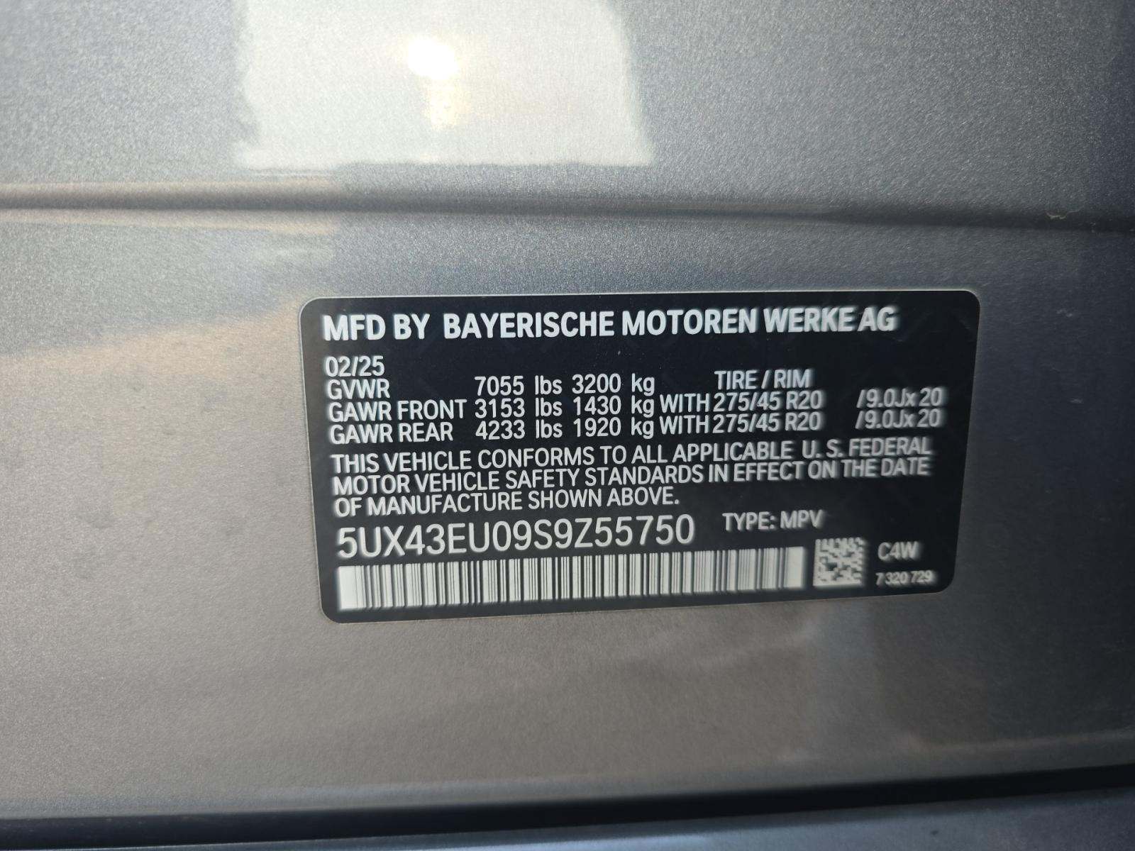 2025 BMW X5 xDrive50e AWD