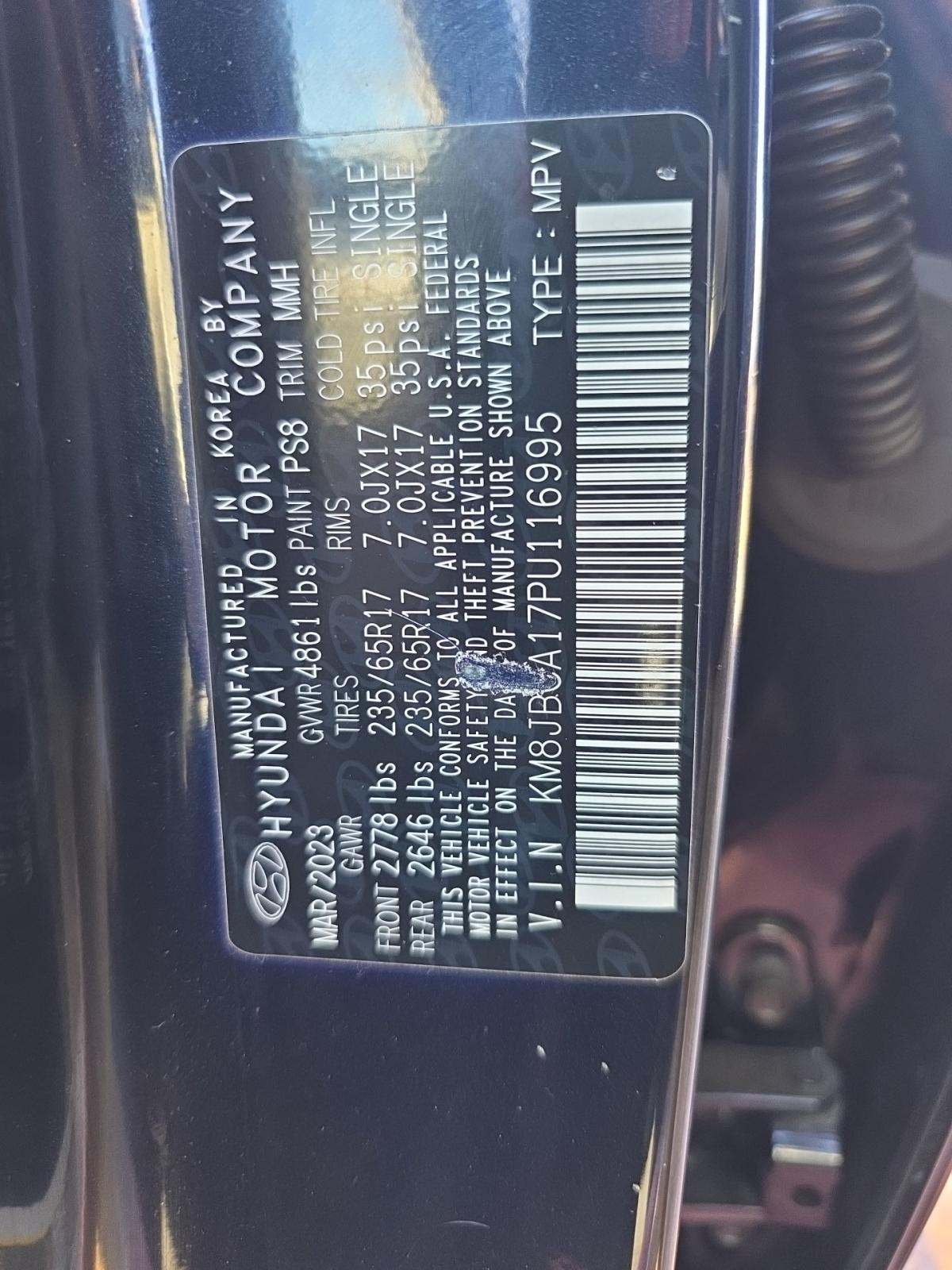 2023 Hyundai Tucson Hybrid Blue AWD