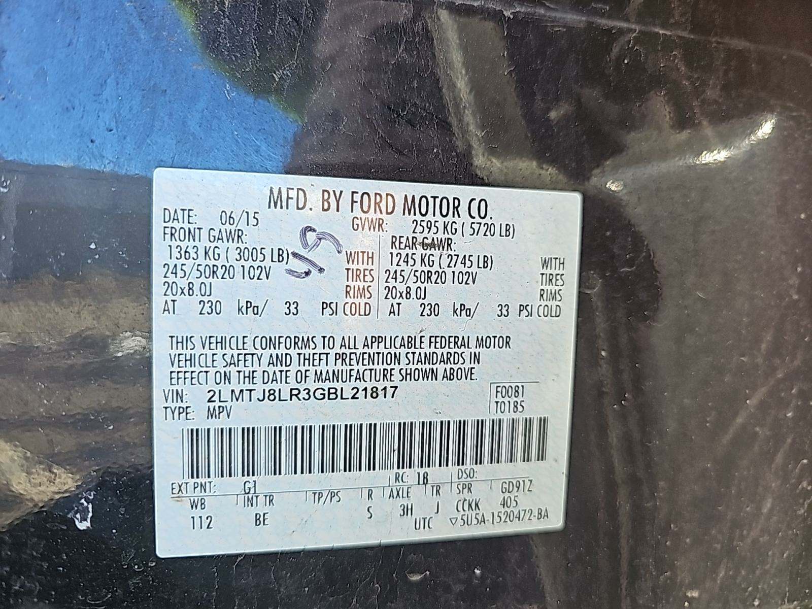 2016 Lincoln MKX Reserve AWD