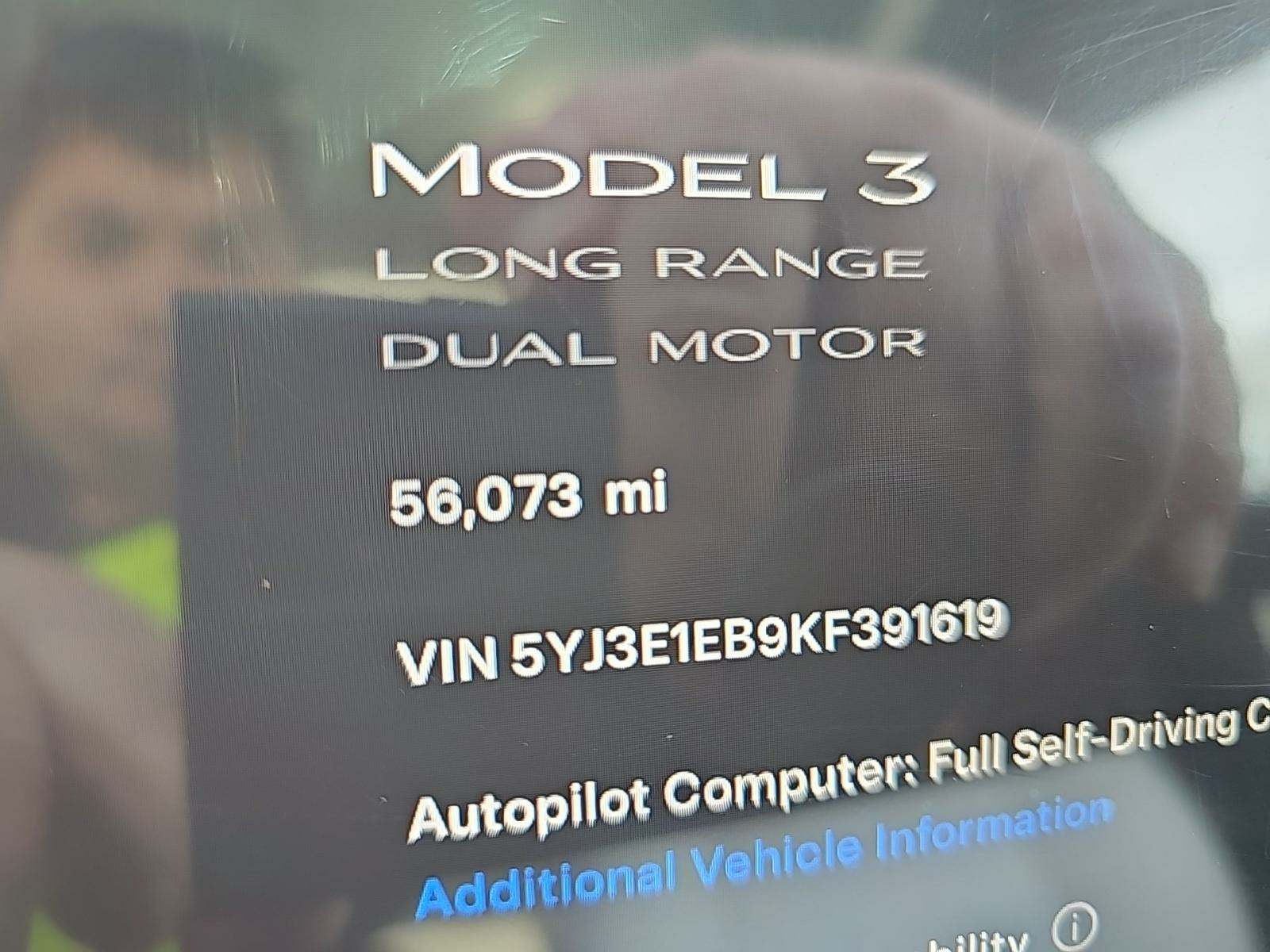 2019 Tesla Model 3 Long Range AWD