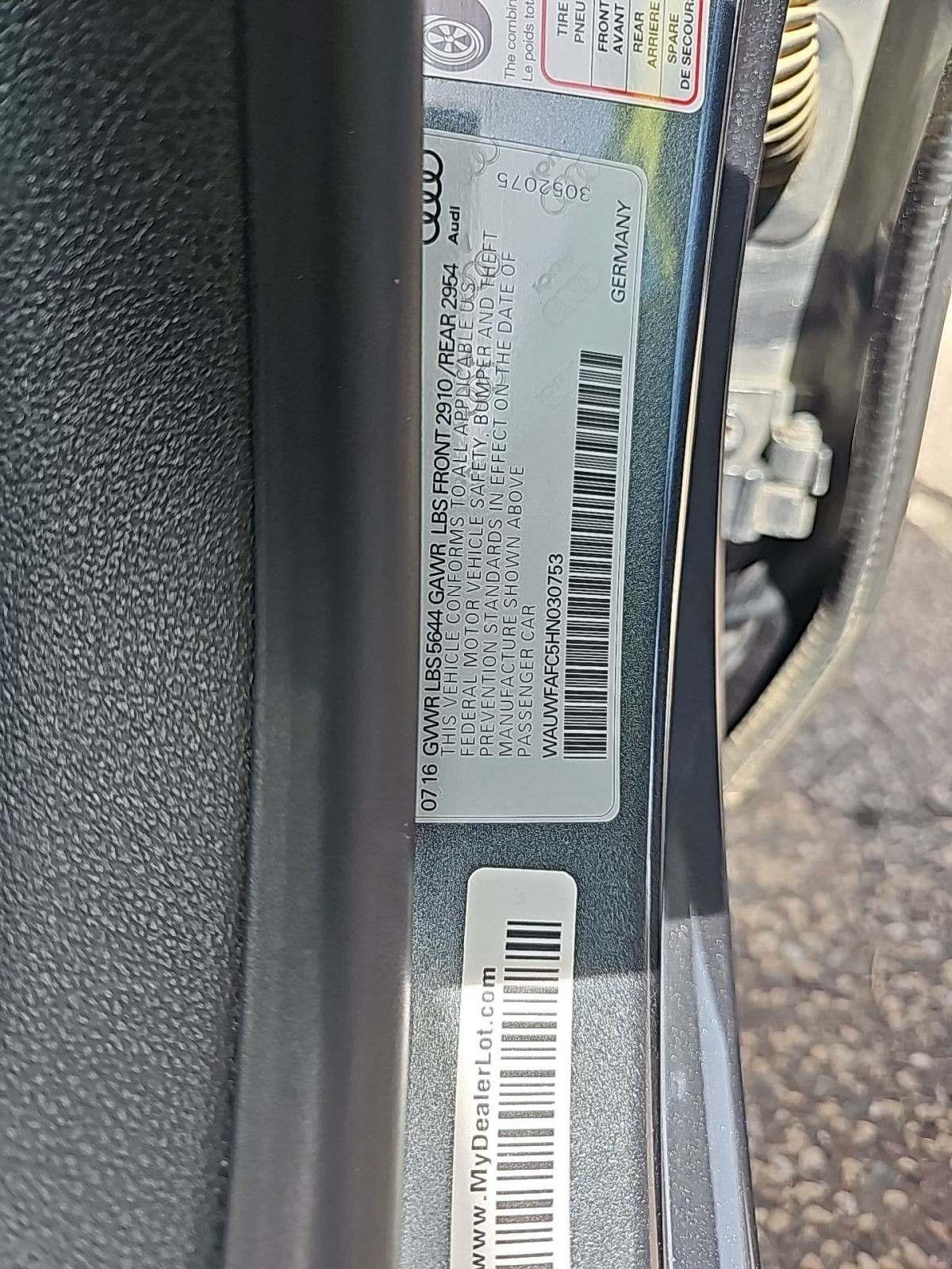 2017 Audi S7 Premium Plus AWD