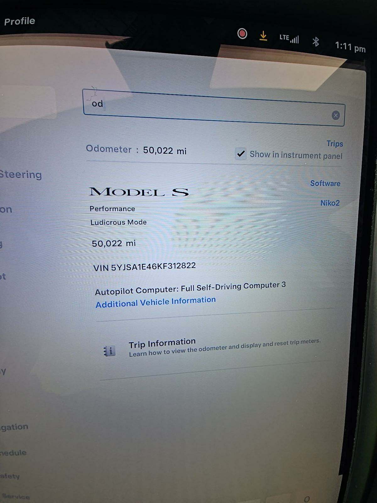 2019 Tesla Model S Performance AWD