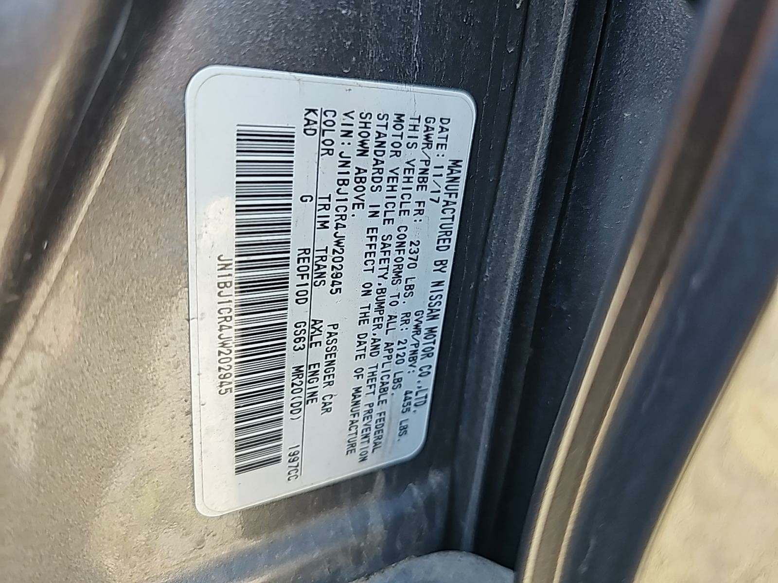 2018 Nissan Rogue Sport SV AWD