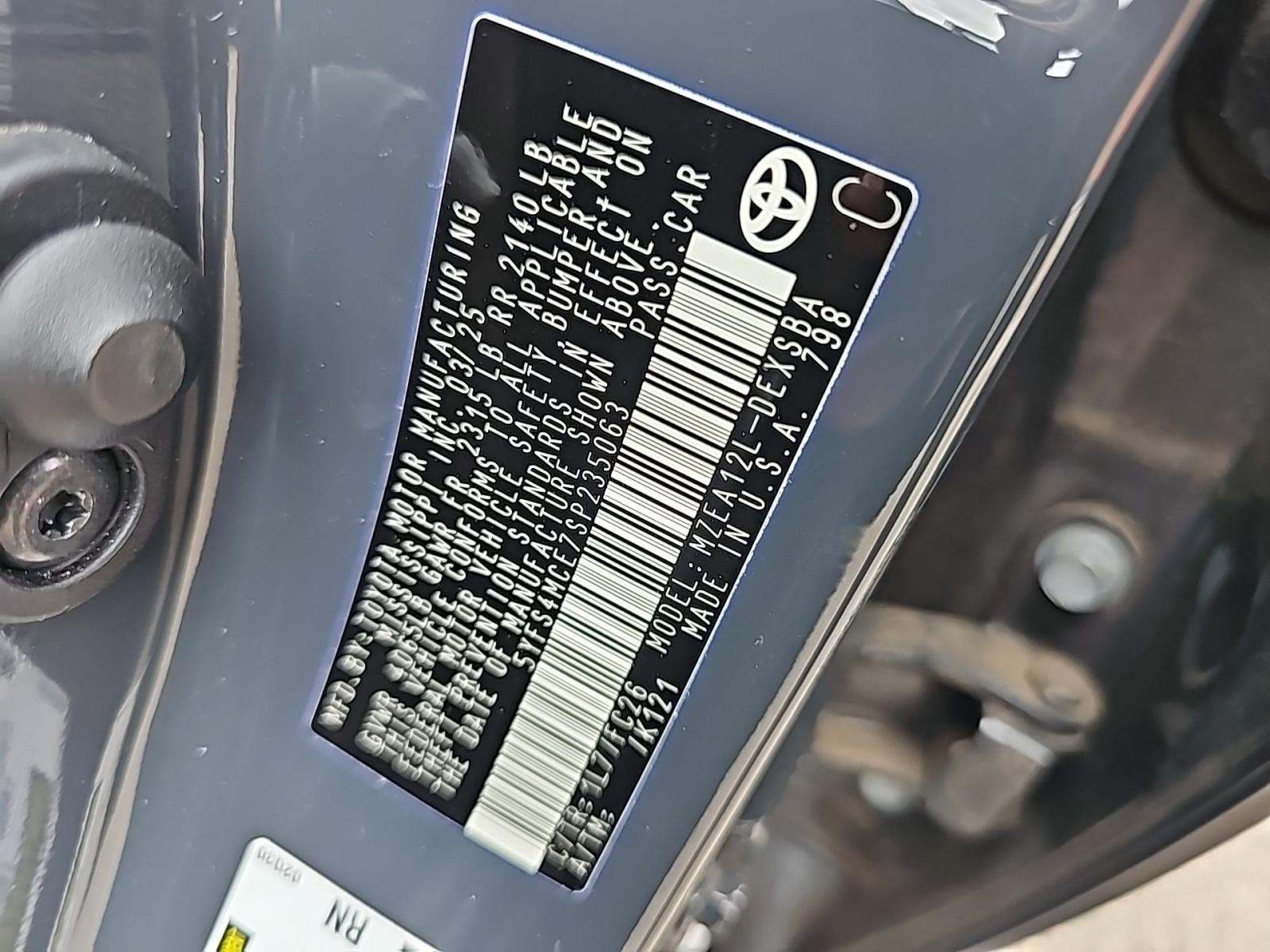 2025 Toyota Corolla SE FWD