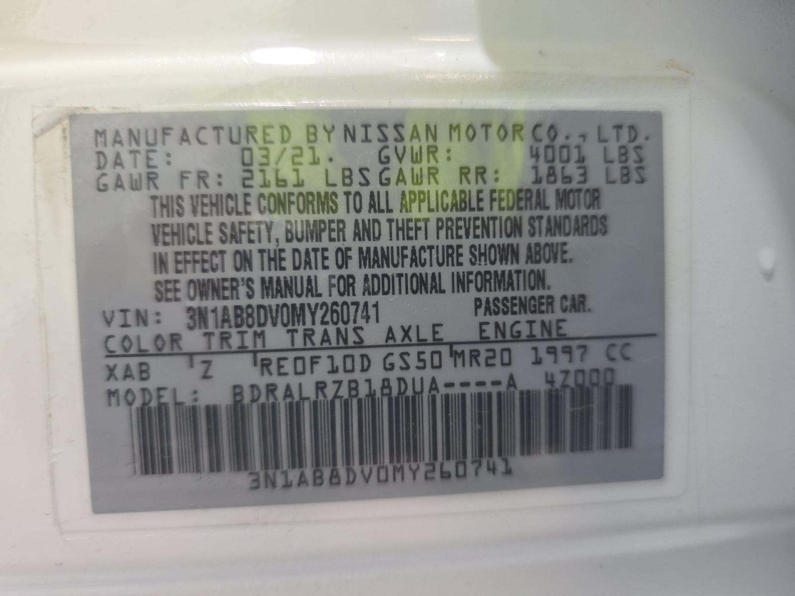 NISSAN SENTRA - 5