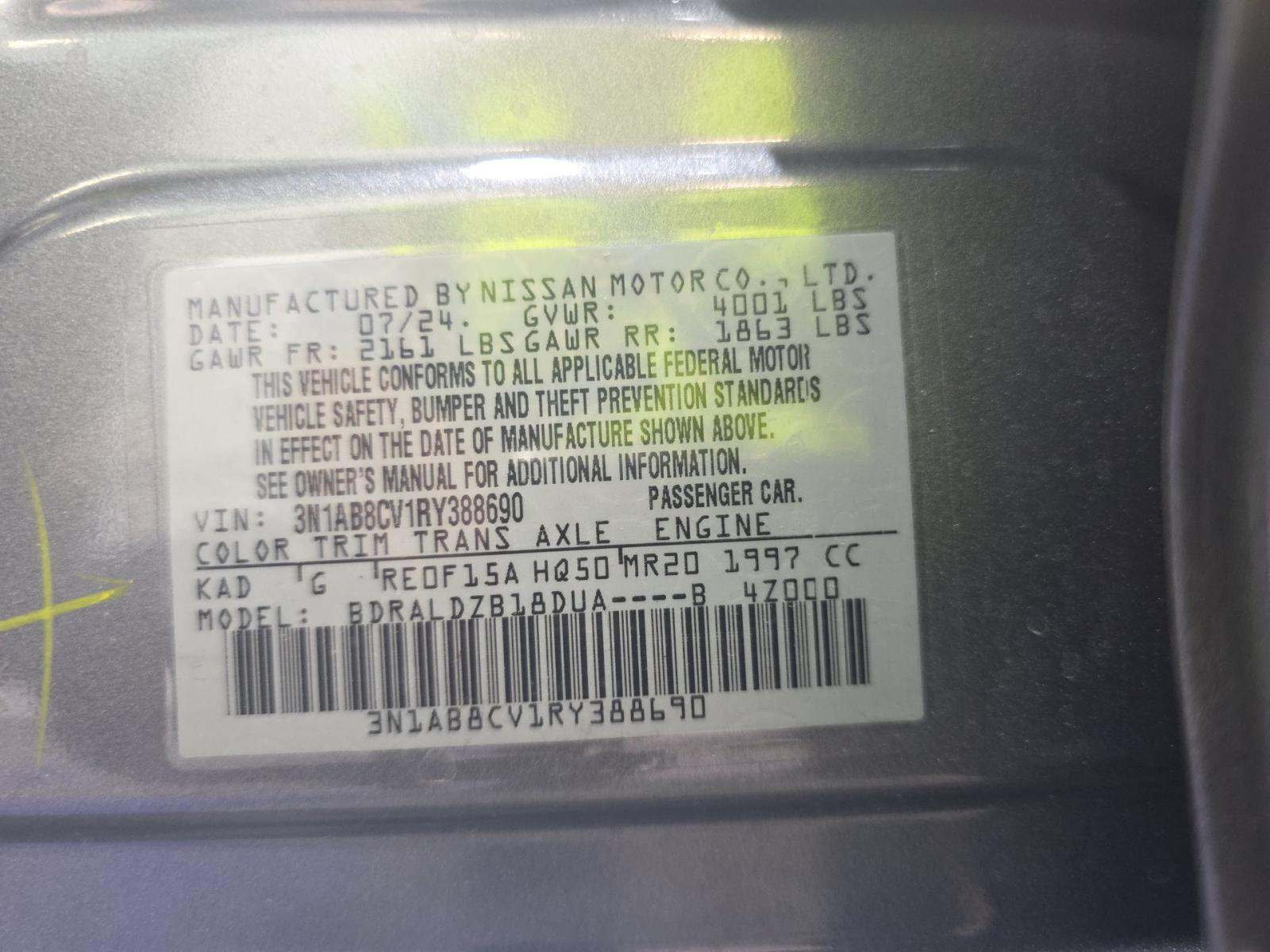 NISSAN SENTRA - 1