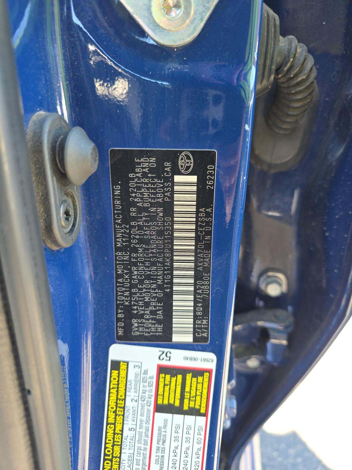 2023 Toyota Camry SE FWD