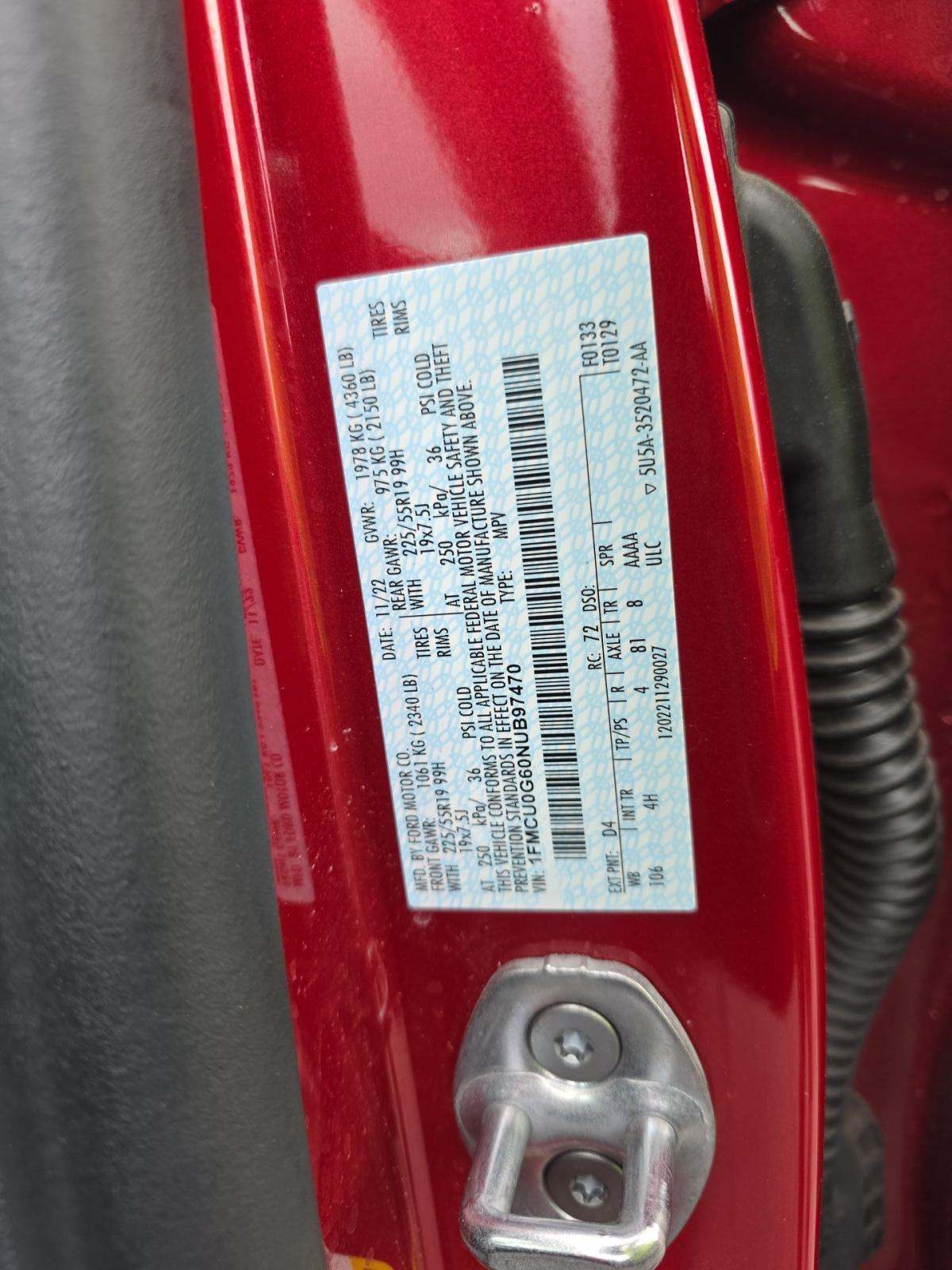 2022 Ford Escape SE FWD