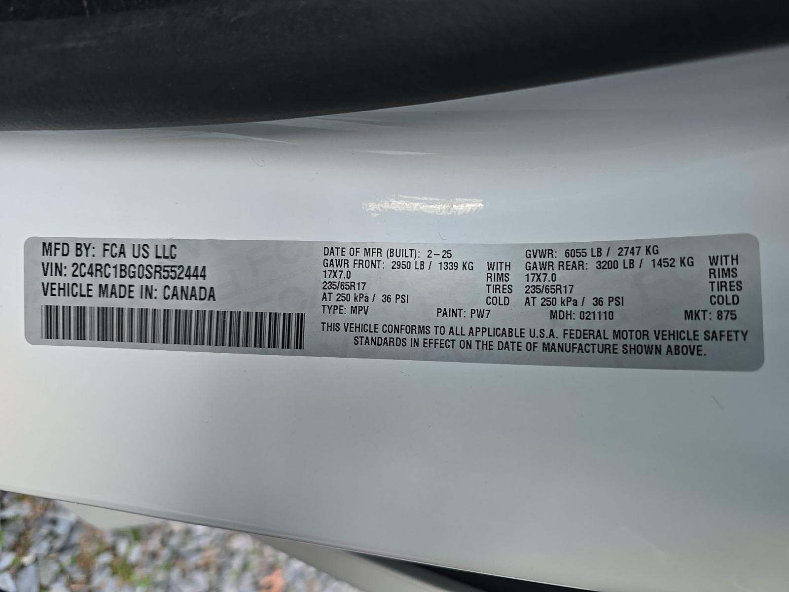 2025 Chrysler Pacifica Select FWD