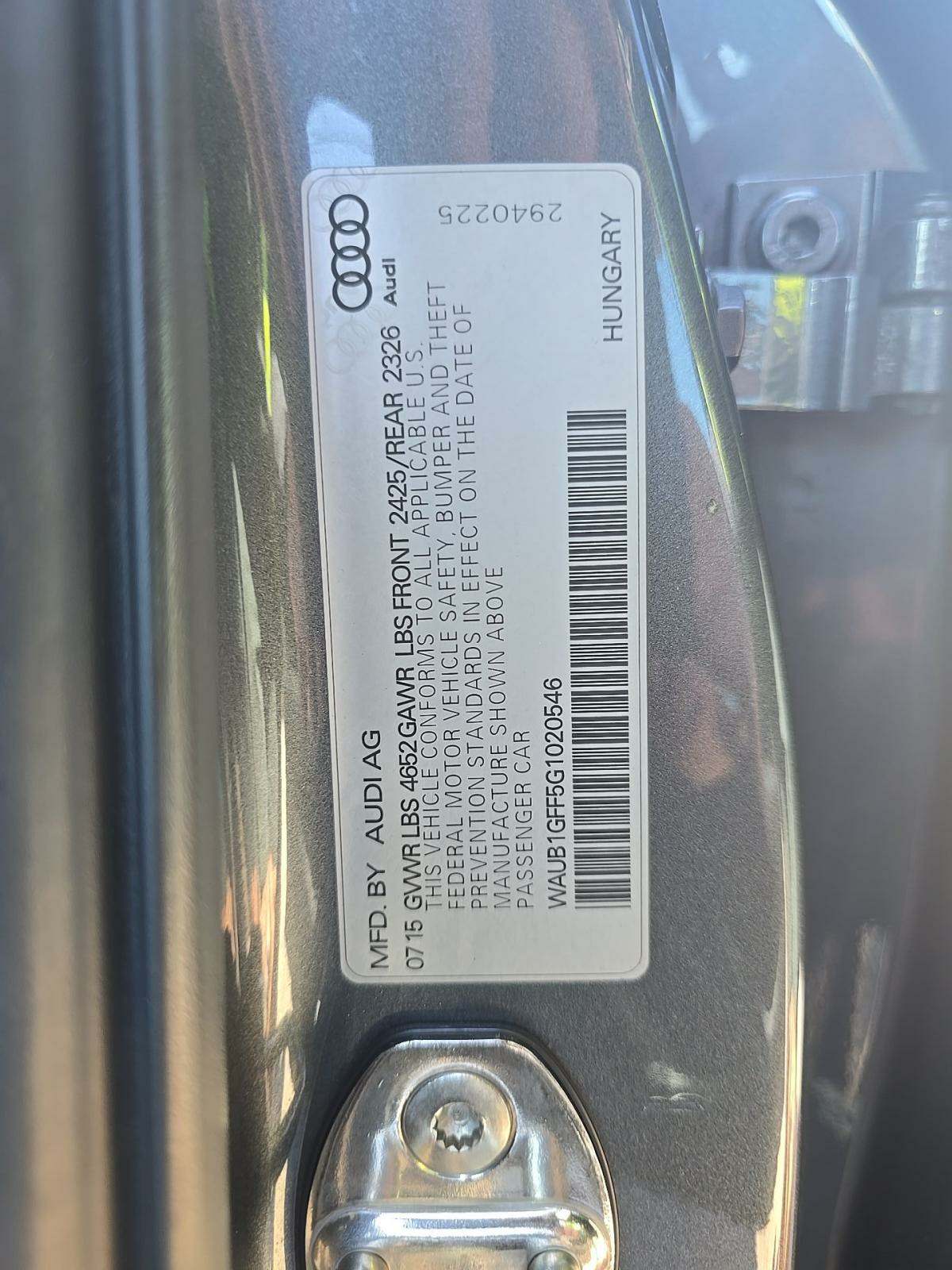 2016 Audi S3 Premium Plus AWD