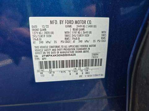 2022 Ford Edge Titanium AWD
