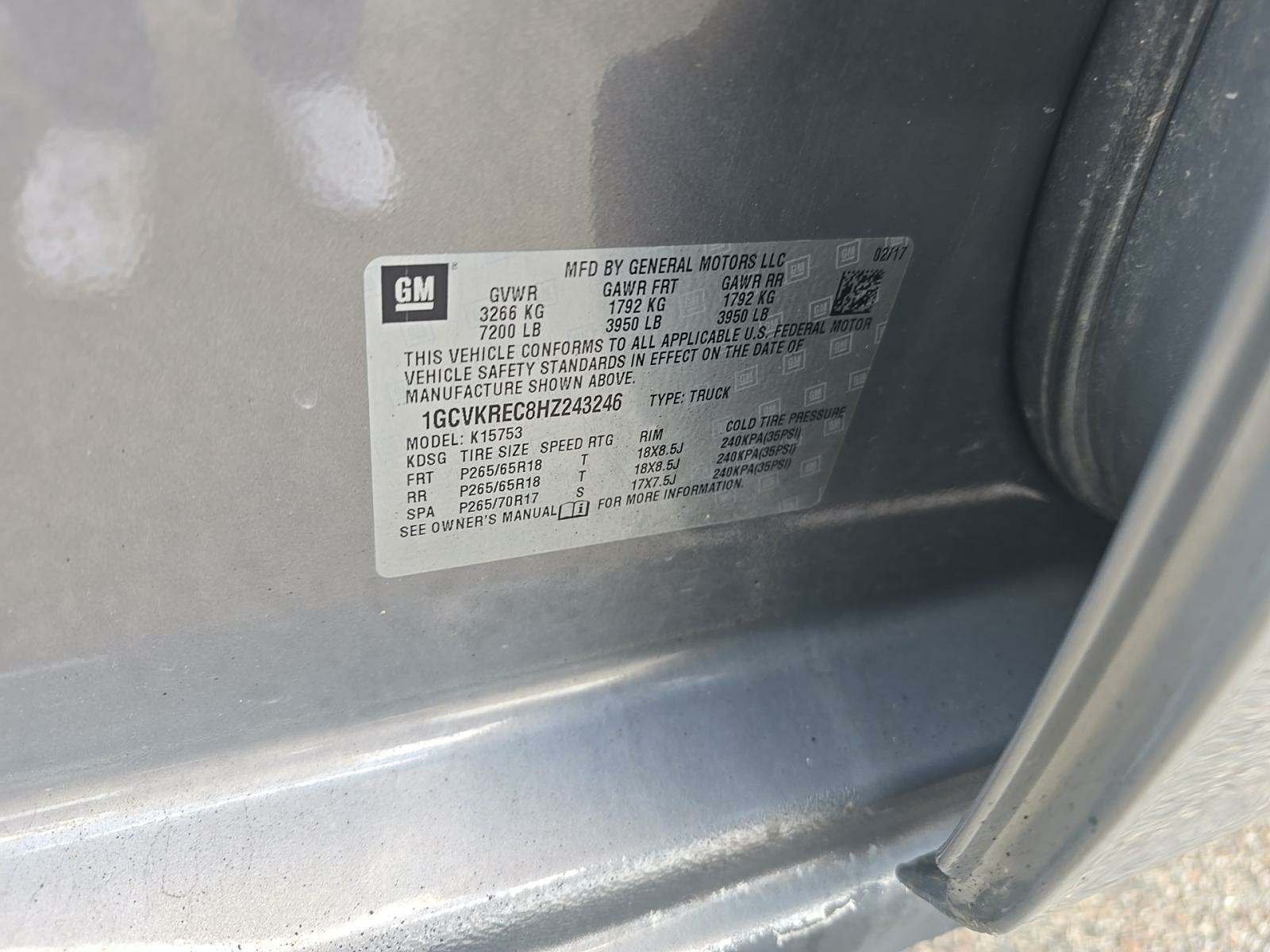 2017 Chevrolet Silverado 1500 LT AWD