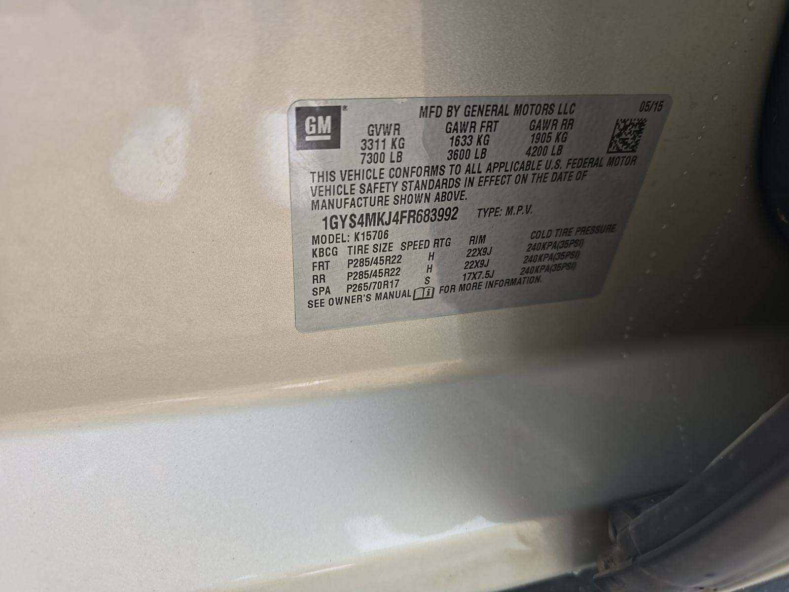 2015 Cadillac Escalade Luxury AWD