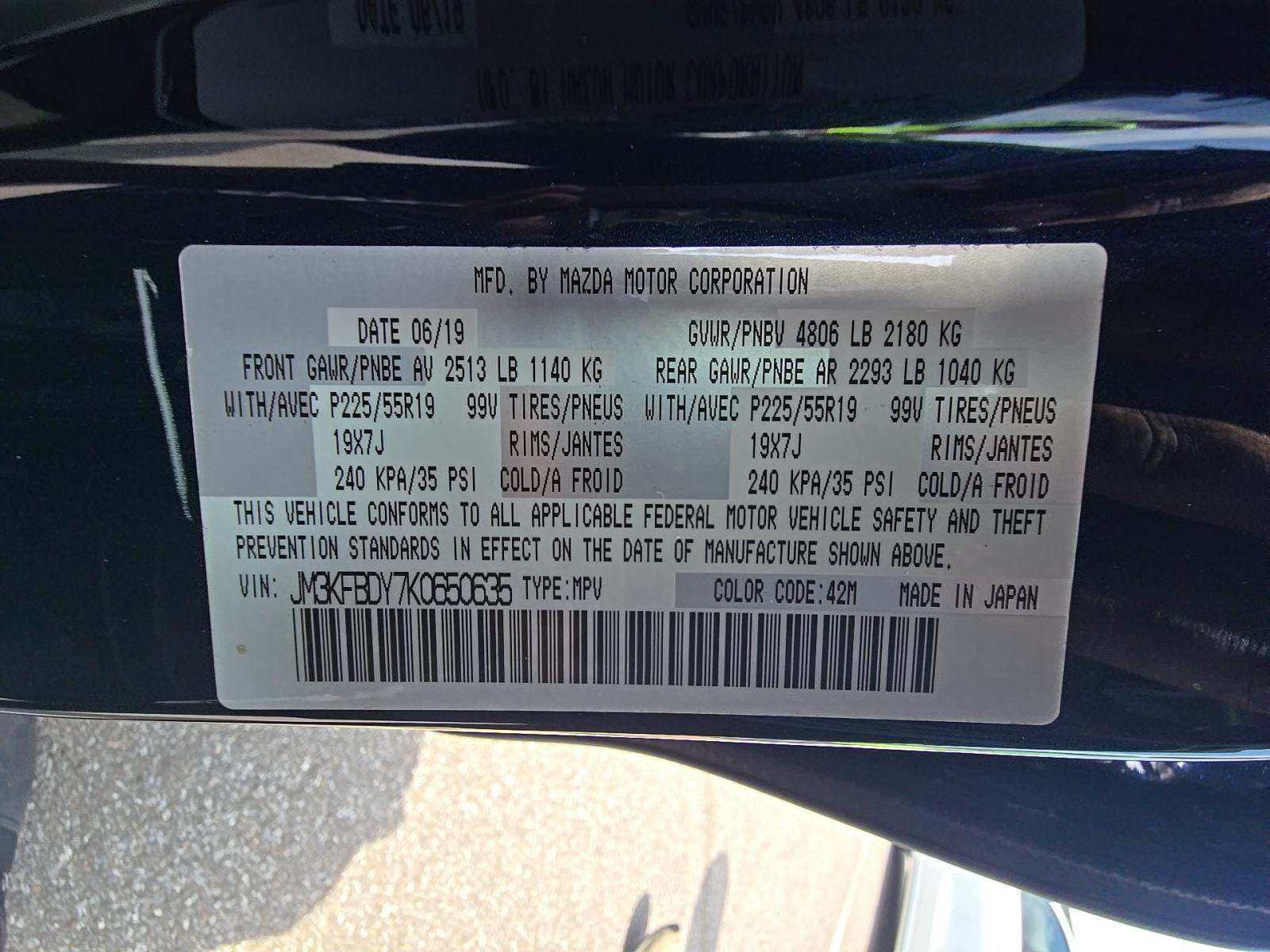 2019 MAZDA CX-5 Grand Touring Reserve AWD
