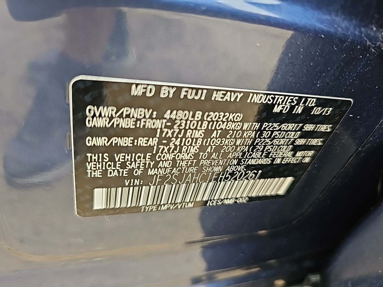 2014 Subaru Forester 2.5i Limited AWD