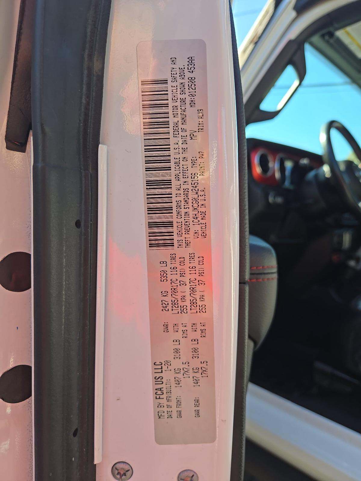 2020 Jeep Wrangler Rubicon AWD