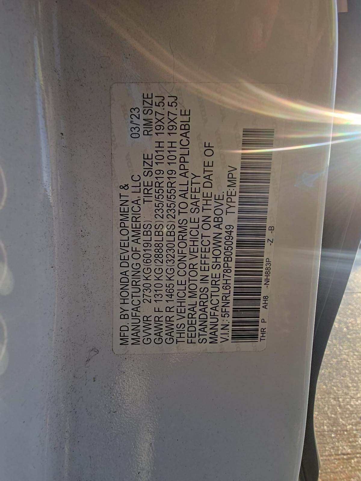 2023 Honda Odyssey Sport FWD