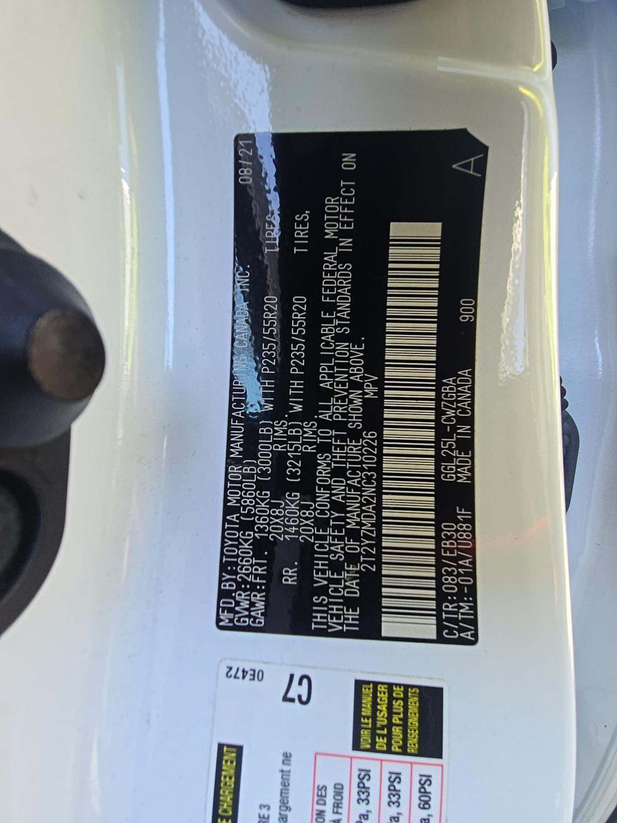 2022 Lexus RX RX 350 F SPORT AWD