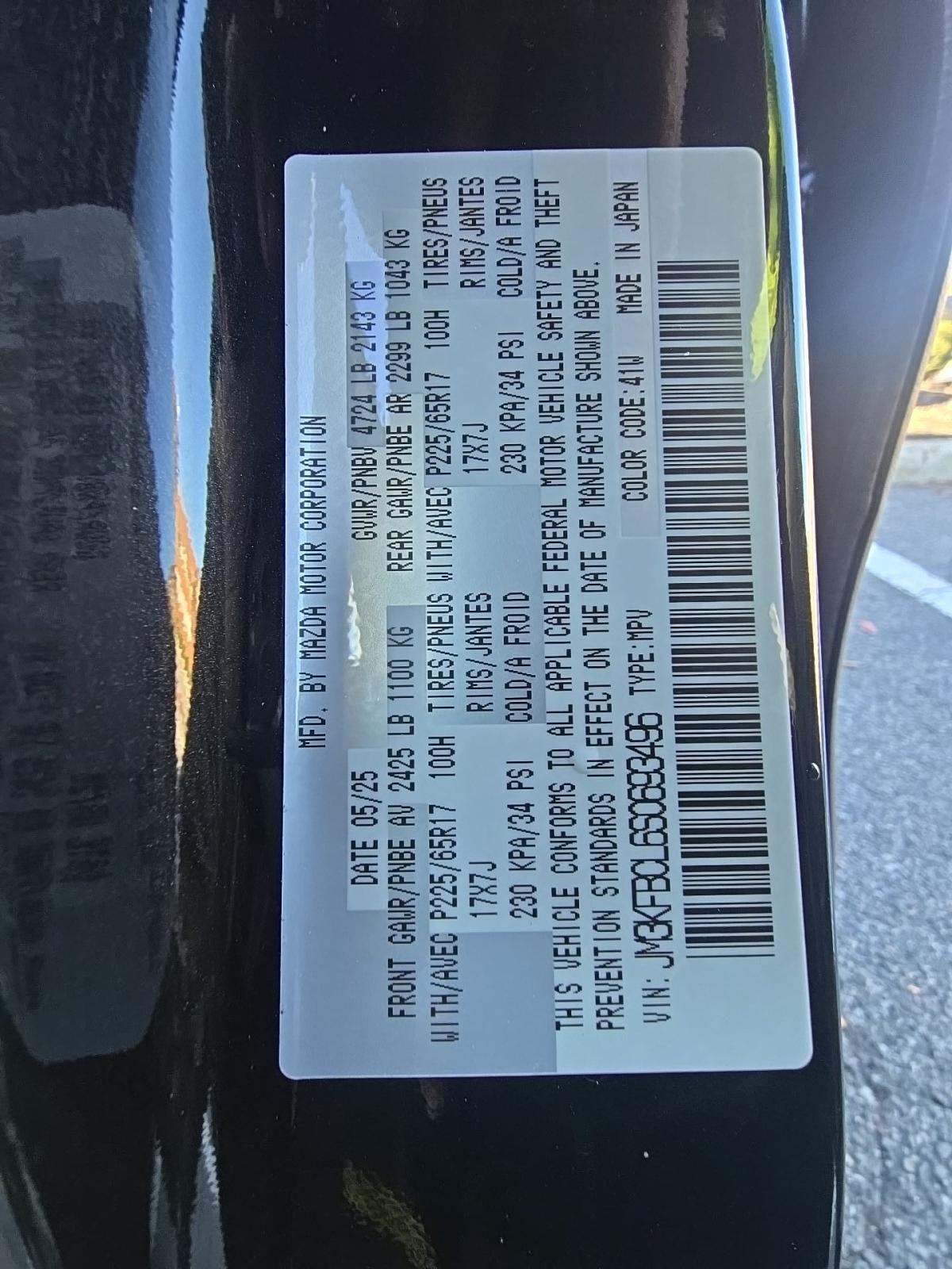 2025 MAZDA CX-5 2.5 S Preferred Package AWD