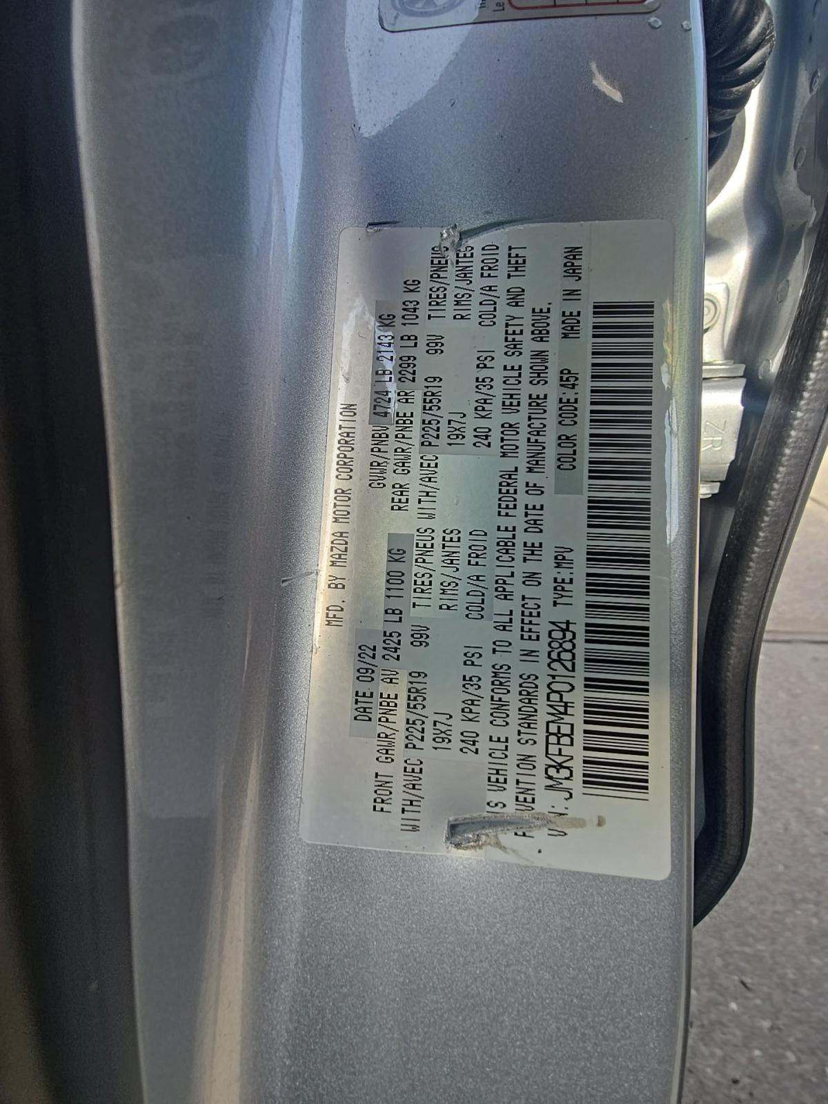 2023 MAZDA CX-5 2.5 S Premium Plus Package AWD