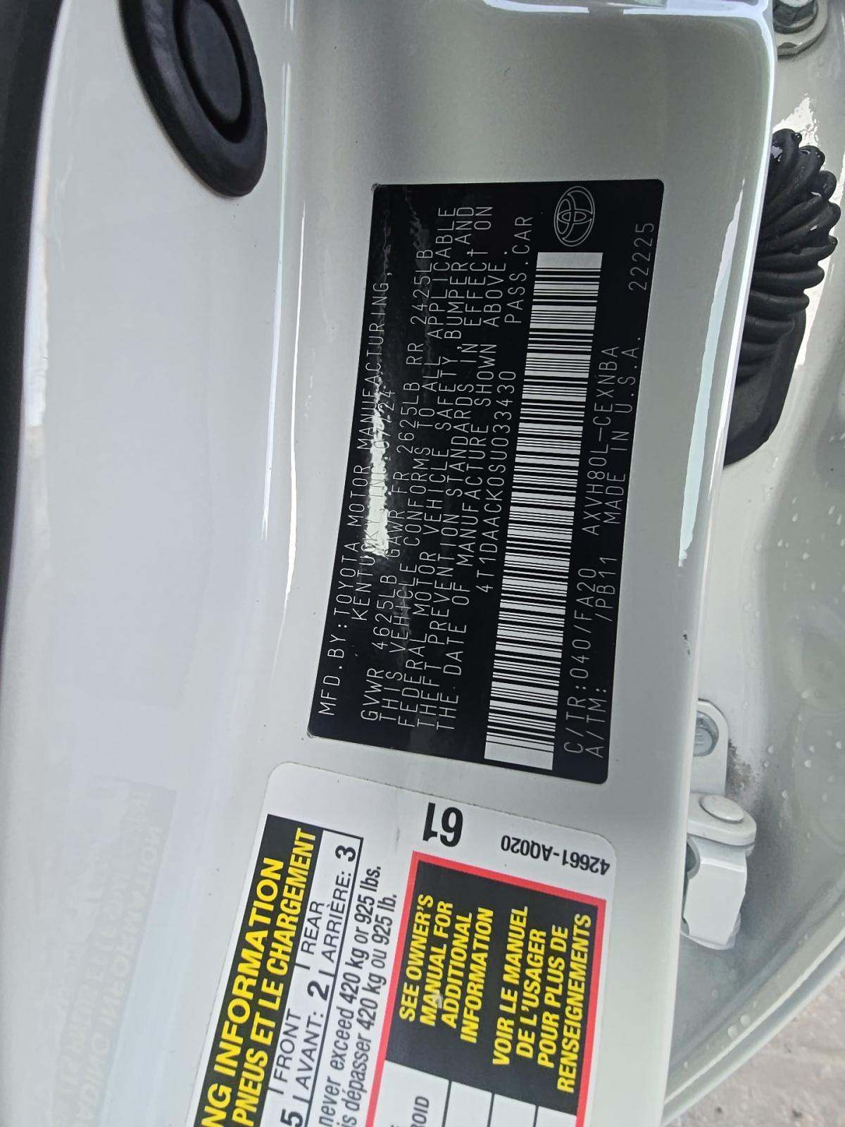 2025 Toyota Camry LE FWD