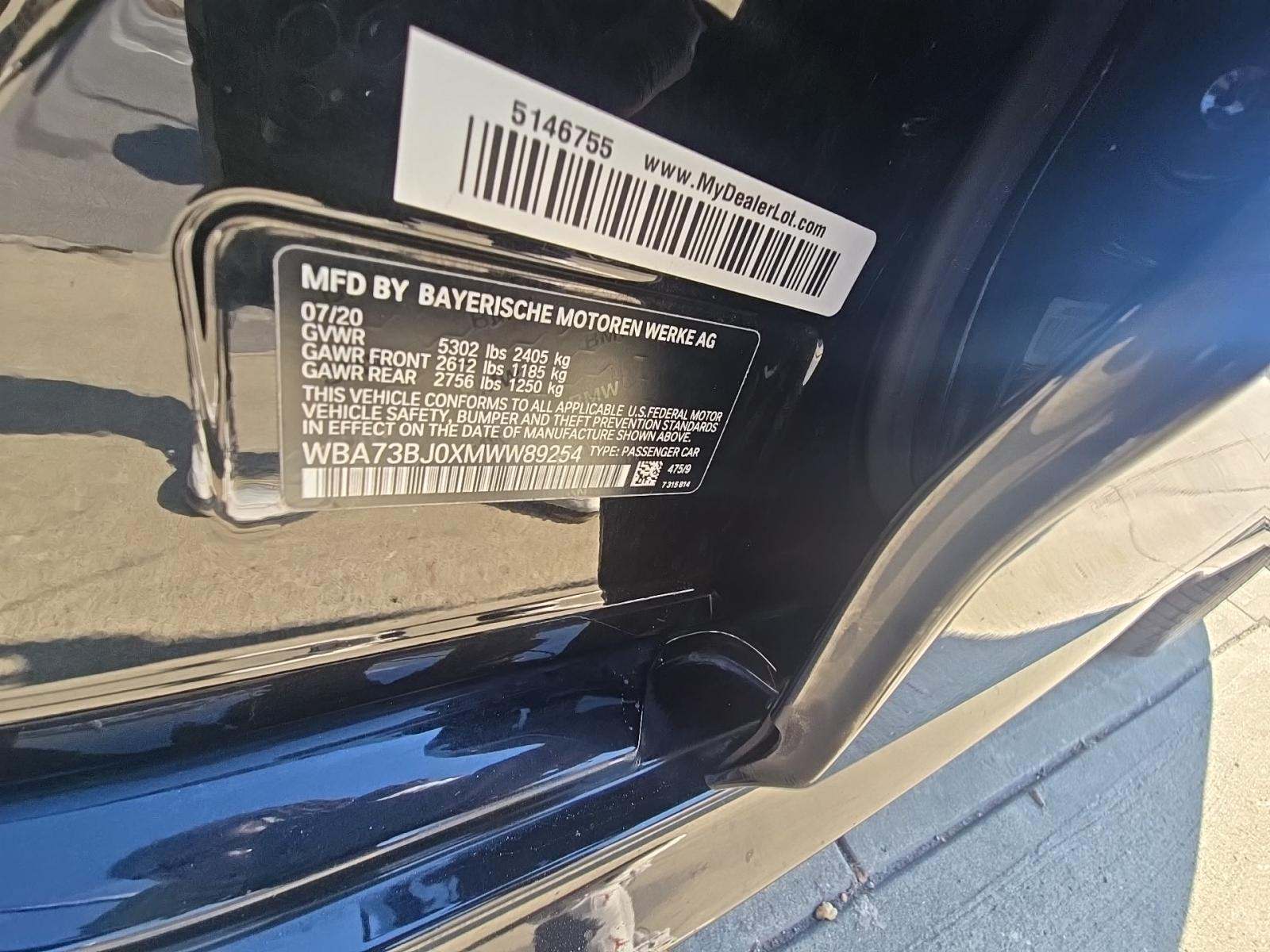 2021 BMW 5 Series 540i xDrive AWD