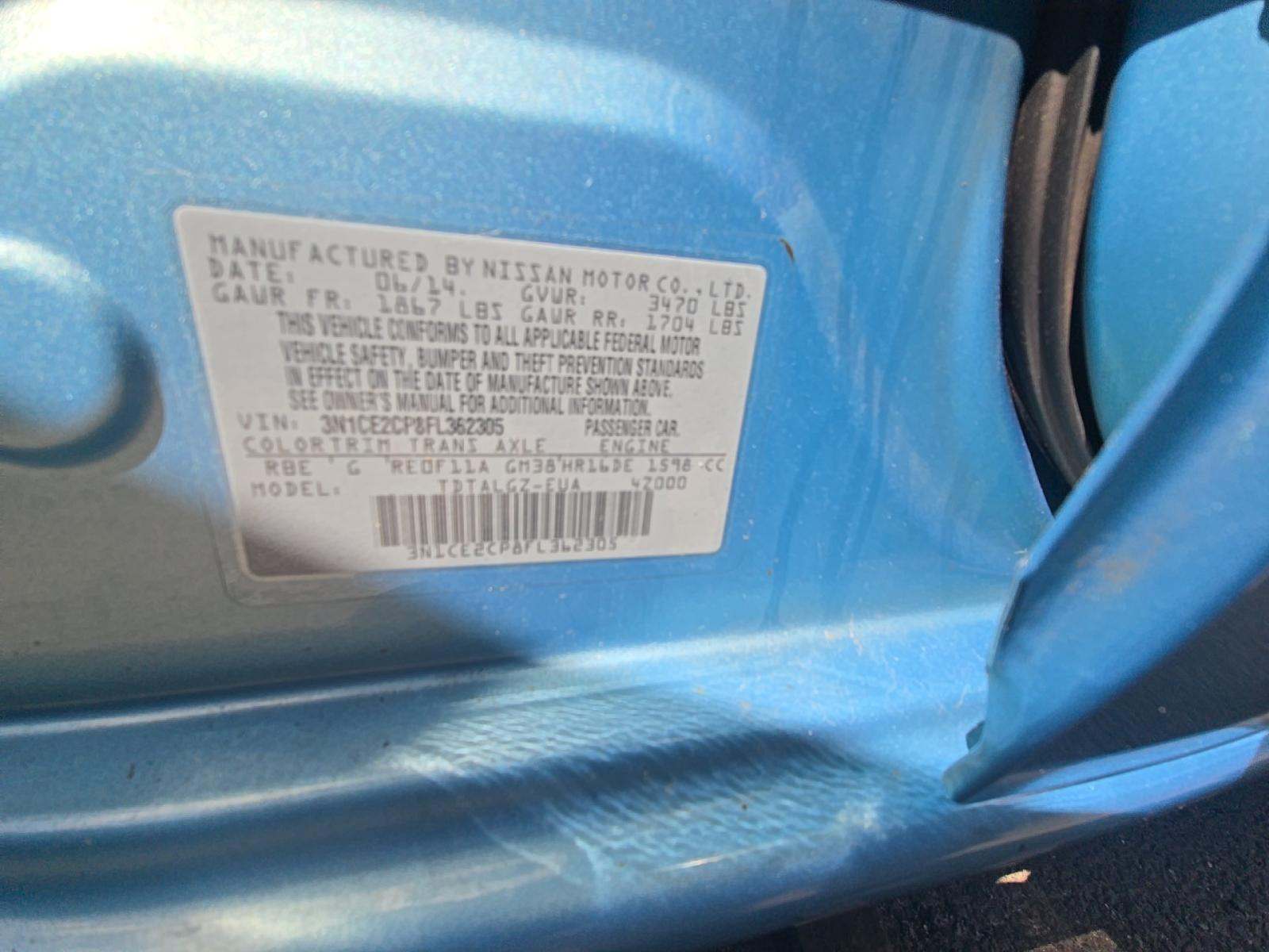 NISSAN VERSA NOTE - 5
