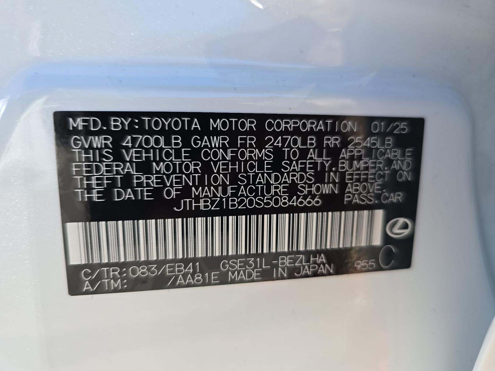 2025 Lexus IS IS 350 F SPORT Design RWD