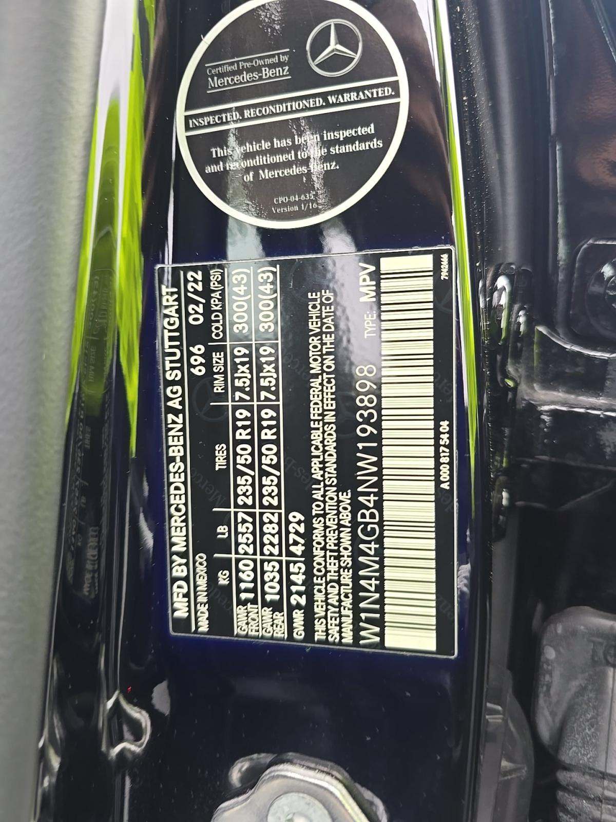 2022 Mercedes-Benz GLB GLB 250 FWD