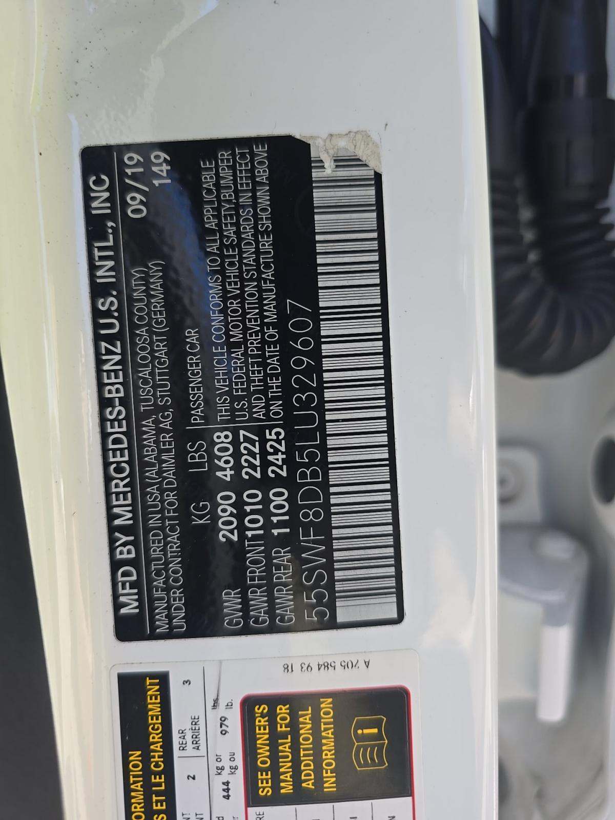 2020 Mercedes-Benz C-Class C 300 RWD