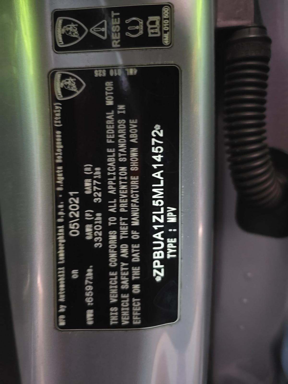 2021 Lamborghini Urus Base AWD