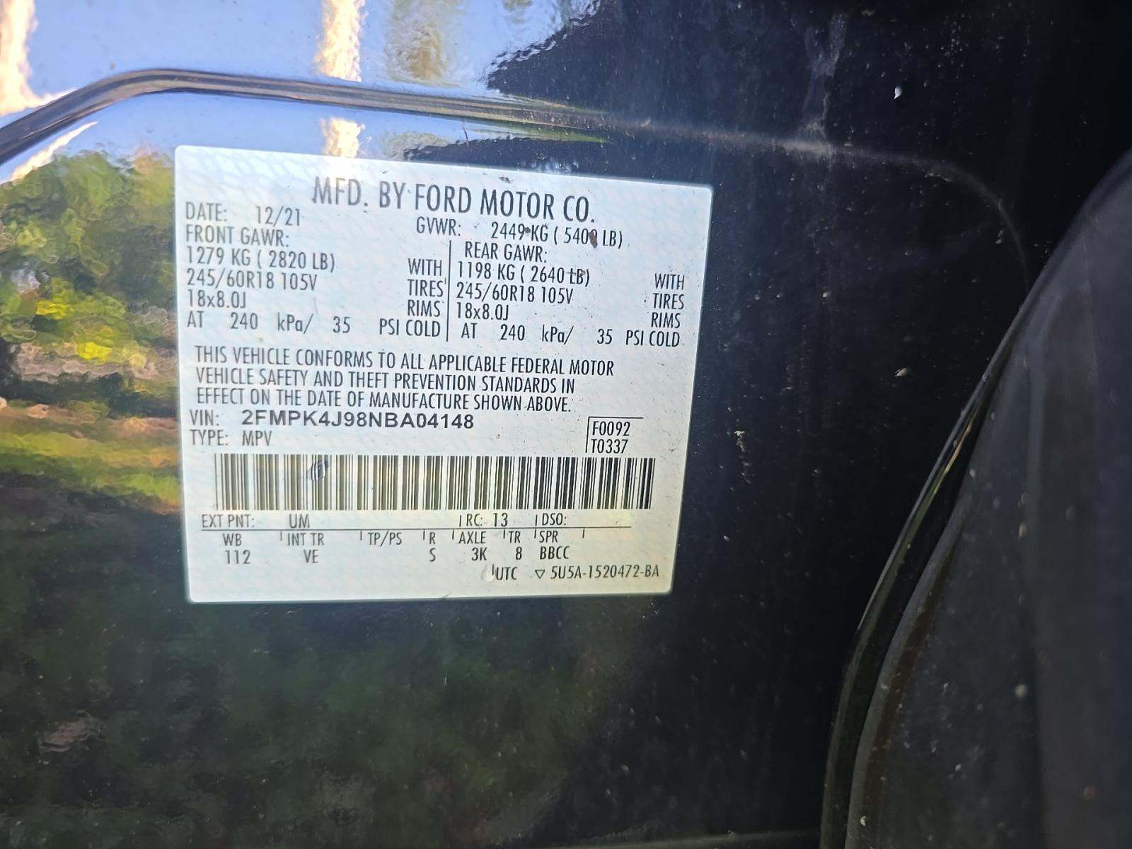 2022 Ford Edge SEL AWD