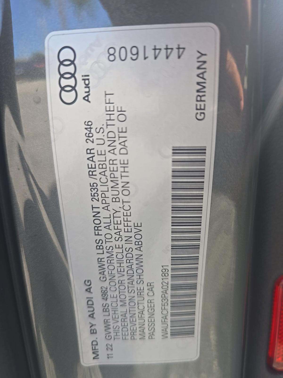 2023 Audi A5 S Line Premium Plus AWD