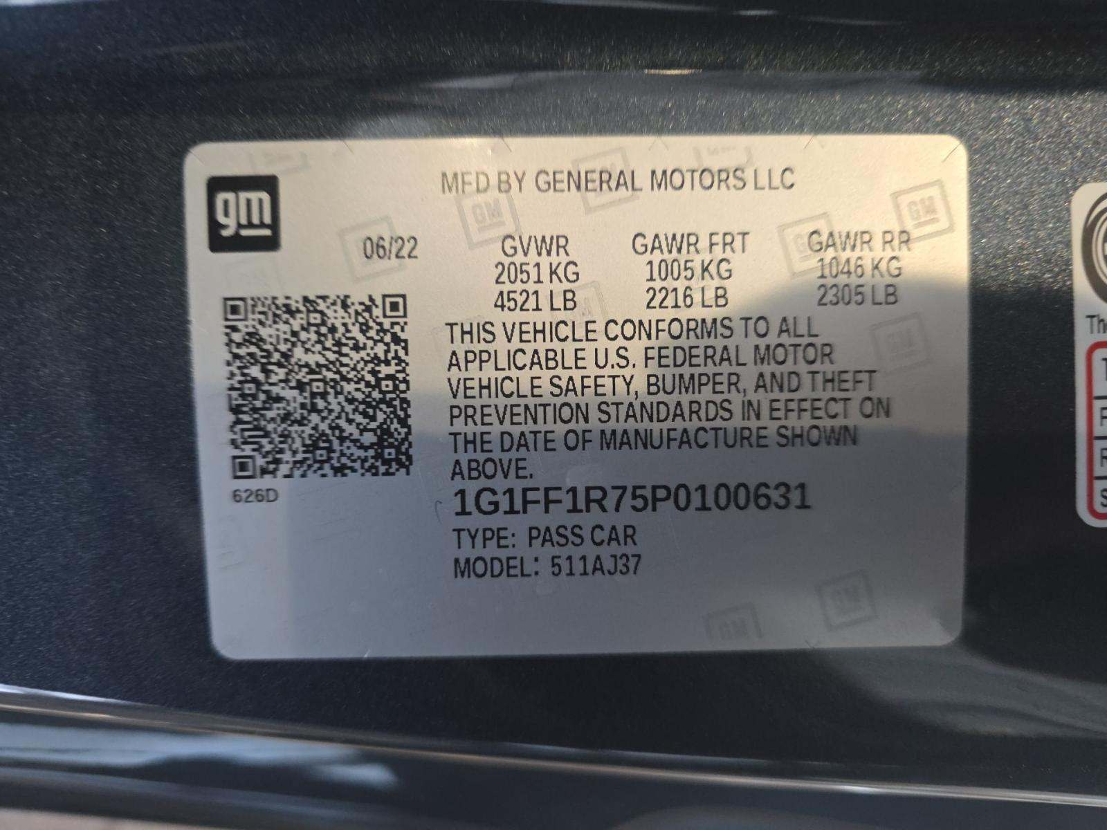 2023 Chevrolet Camaro 1SS RWD