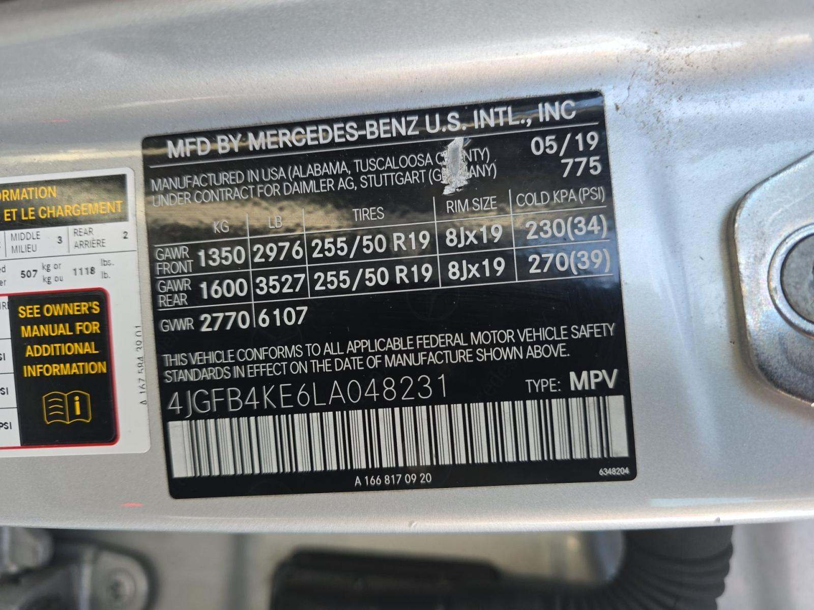 2020 Mercedes-Benz GLE GLE 350 AWD