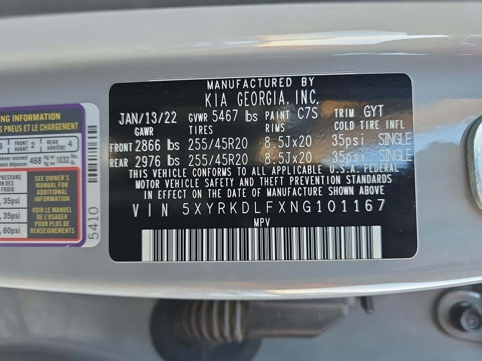 2022 Kia Sorento SX AWD