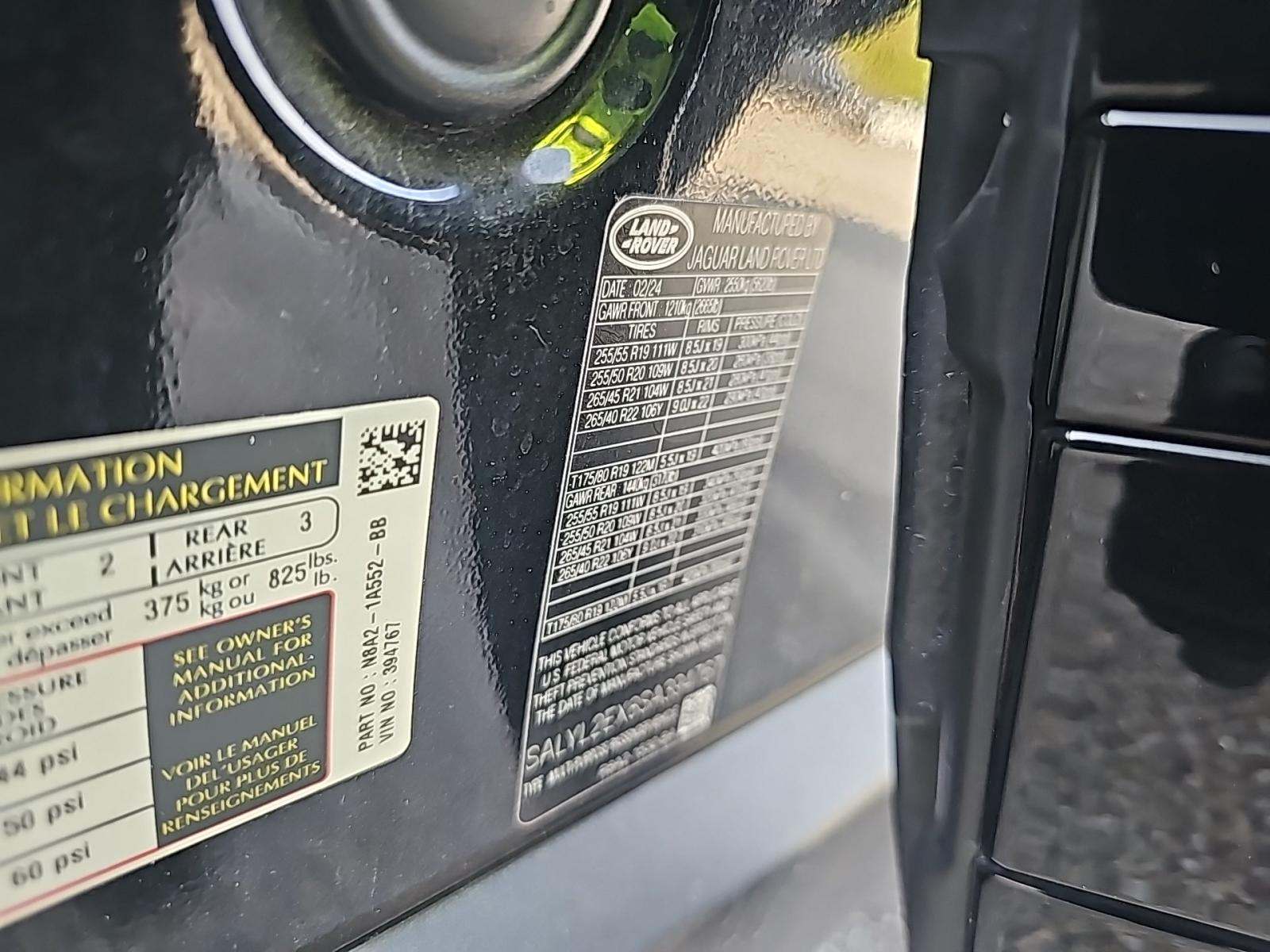 2025 Land Rover Range Rover Velar Dynamic SE AWD